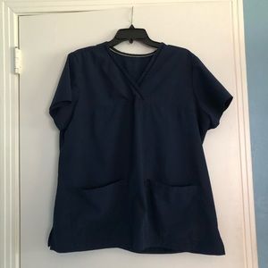 Activate Navy Scrub Top Size XXL/2X